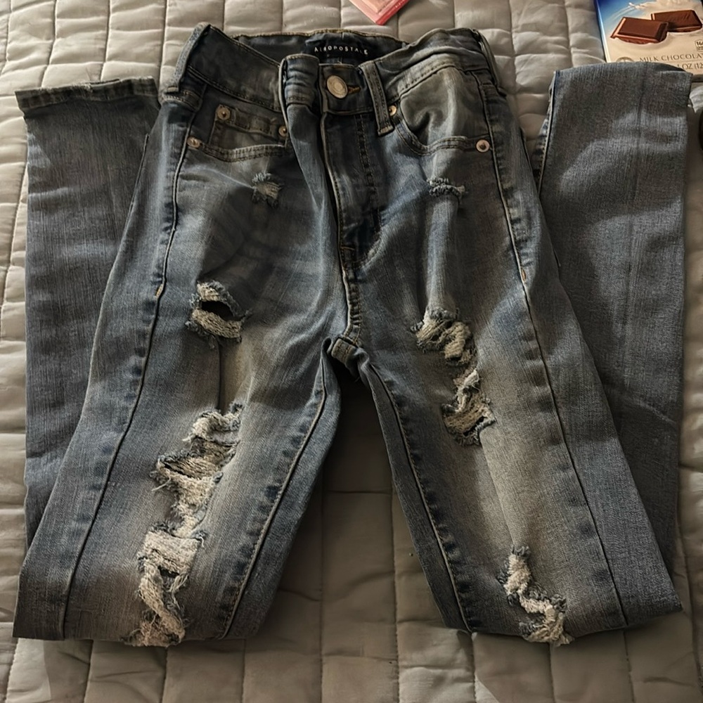 Super high rise jeggings. Aeropostale.